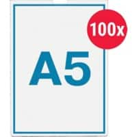 Esselte U-hoezen A5 Transparant polypropyleen 15,5 cm x 21,5 cm 100 stuks