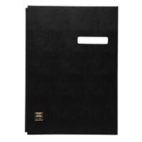 ELBA Vloeiboek Signature Book, 20 Compartments, PVC Red karton, polypropyleen 245 x 340 mm Zwart