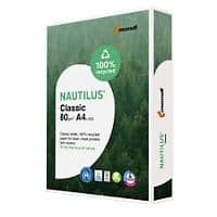 Nautilus Classic A4 Print-/ kopieerpapier Recycled 80 g/m² Frosted Wit 500 Vellen