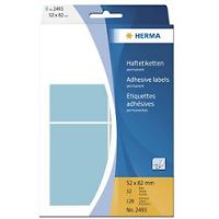 HERMA Multifunctionele etiketten 2493 Blauw 52 x 82 mm 32 Vellen à 4 Etiketten