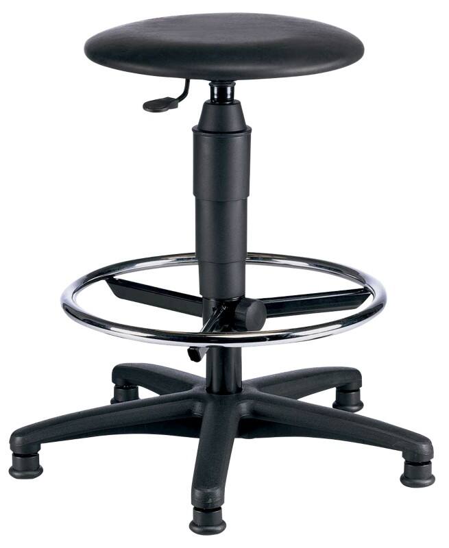 TOPSTAR Draaikruk Kunstleder Zonder armleuning In hoogte verstelbare zitting Zwart 110 kg TEC 60/60C