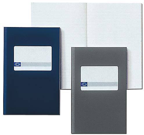 Atlanta 165 x 105 mm Gebonden Grijs Hardcover Notitieboekje Gelinieerd 96 vel