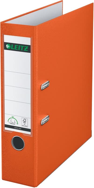 Leitz 180° Breed Ordner A4 82 mm Oranje 2 Ringen 1010 Kunststof Glad Staand
