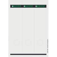 Leitz PC Printbare Zelfklevende Rugetiketten 1687 Lang Voor Leitz 1080 Ordners Lichtgrijs 62 x 285 mm 75 Stuks