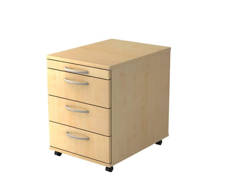 Hammerbacher Ladeblok 4 Lades 428 x 580 x 590 mm Ahorn