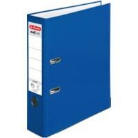 herlitz maX.file protect Breed Ordner A4 80 mm Blauw 2 Ringen 5480405 Karton, PP (Polypropeen) Reliëf Staand