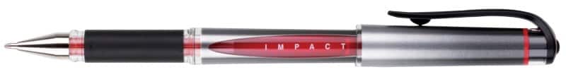 uni-ball Gel Impact UM-153S Niet-intrekbaar Gelpen Rood 0,6 mm Extra breed Rollerball Navulbaar