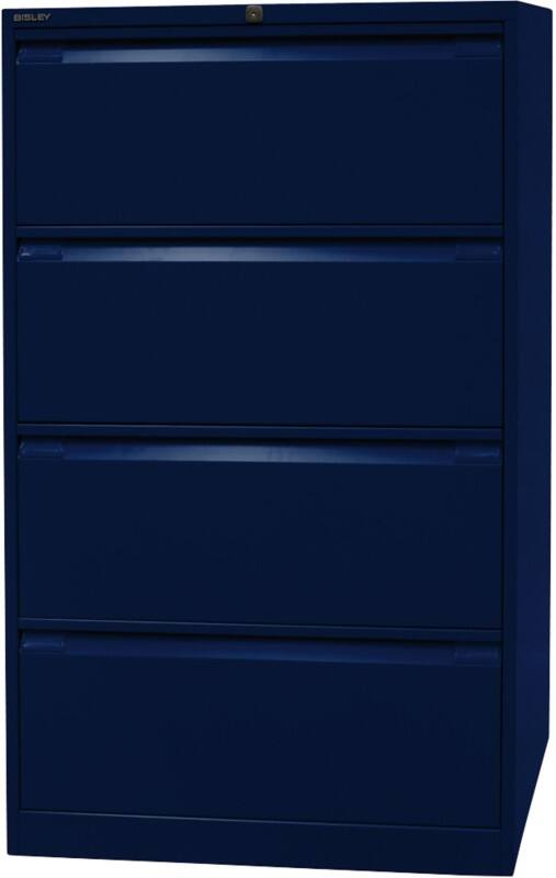 Bisley Archiefkast Staal 4 lades 800 x 622 x 1.321 mm Oxfordblauw