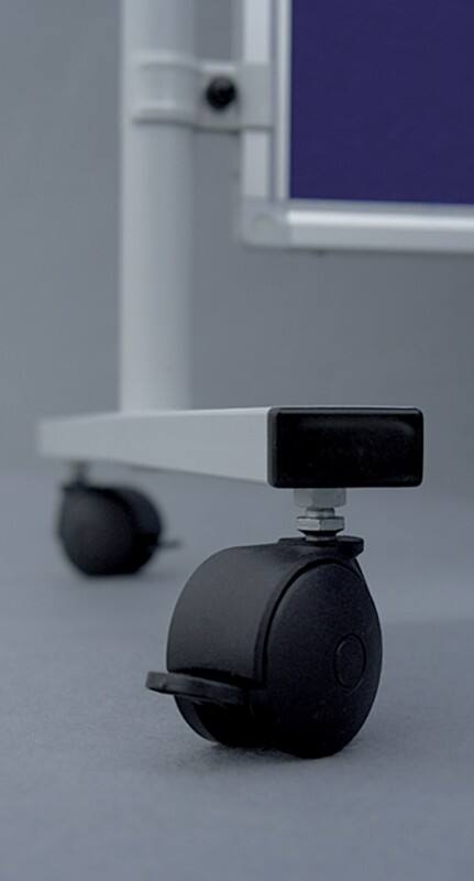 Franken ECO-Umro Zwenkwielen Kunststof Zwart 4 Stuks