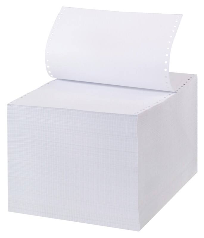 Viking Computer-kettingpapier A4+ Geperforeerd 70 g/m² Wit  2000 Vellen