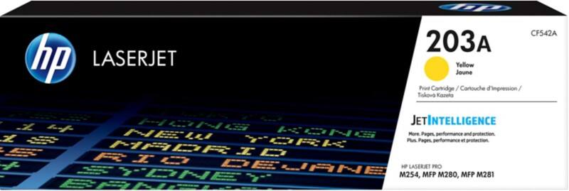 HP 203A originele tonercartridge CF542A geel