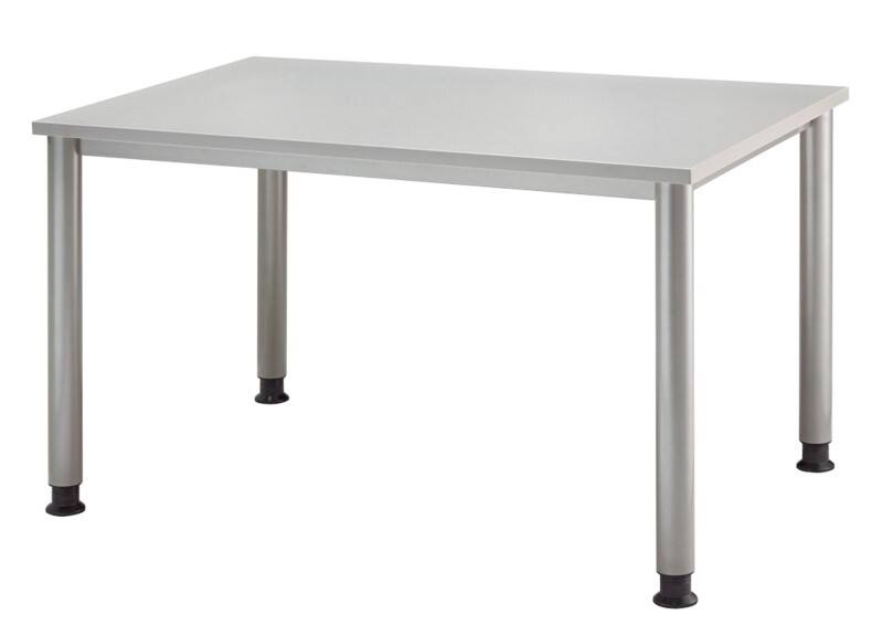 Hammerbacher Matrix Bureau Rechthoekig 4 voeten 1,200 (B) x 800 (D) x 810 (H) mm Aluminium, Hout, Kunststof, Spaanplaat