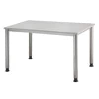 Hammerbacher Matrix Bureau Rechthoekig 4 voeten 1.200 (B) x 800 (D) x 810 (H) mm Aluminium, Hout, Kunststof, Spaanplaat