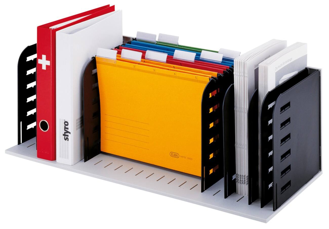 Styro 282-03007,98 Sorteer station Grijs, zwart A4 Polystyreen 72,3 x 24,8 x 30,4 cm