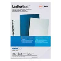 GBC Inbindkaften A4 LeatherGrain 250 gsm Wit 100 Stuks