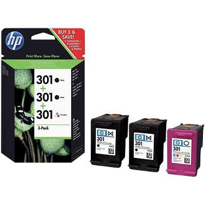straal Nutteloos expositie HP 301 Origineel Inktcartridge E5Y87EE Zwart, cyaan, magenta, geel Multipak  3 Stuks | Viking Direct NL