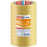 tesa Plakband tesafilm 57388 Transparant 15 mm (B) x 66 m (L) PP (Polypropeen)  10 Rollen