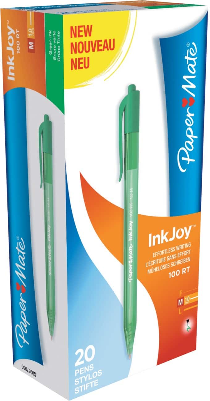 PaperMate InkJoy Balpen Groen 20 Stuks