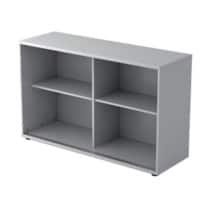 Hammerbacher Matrix Schuifdeurenkast Gemelamineerde spaanplaat 1 Plank 1.200 x 400 x 748 mm Grijs