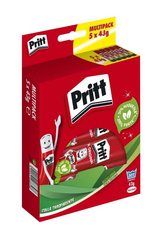 Pritt Lijmstift 43 g Transparant 1445029 5 Stuks à 43 g