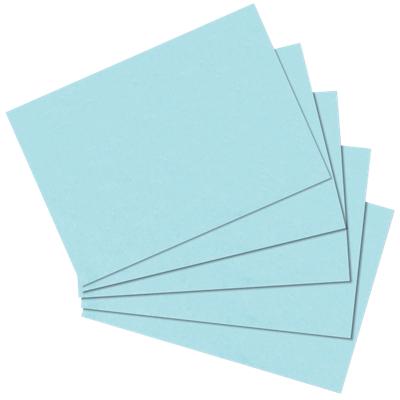 herlitz Indexkaarten Blauw A6 Blanco Papier 14,8 x 10,5 cm 100 Stuks