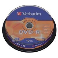 Verbatim DVD-R 16 MB/s 4.7 GB 10 Stuks