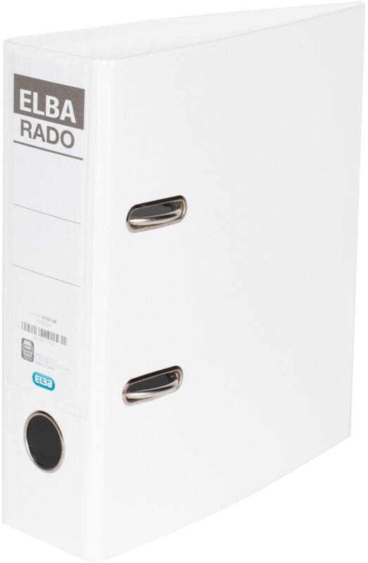 ELBA Rado Plast Breed Ordner A5 75 mm Wit 2 Ringen 100022642 Kunststof Staand