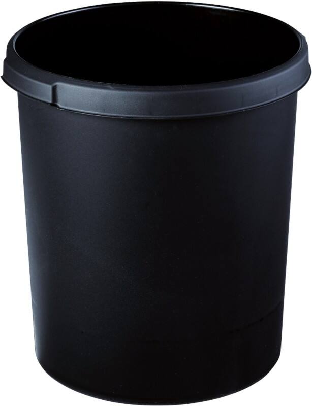 HAN Prullenbak 30 l Zwart Kunststof Standaard