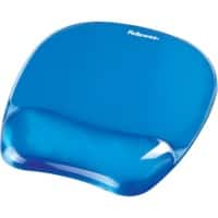 Fellowes Muismat met polssteun Crystals Gel Blauw