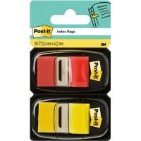 Post-it Index Rechthoekig 2,54 x 4,32 cm Geel, rood I680 2 Stuks à 50 Vellen