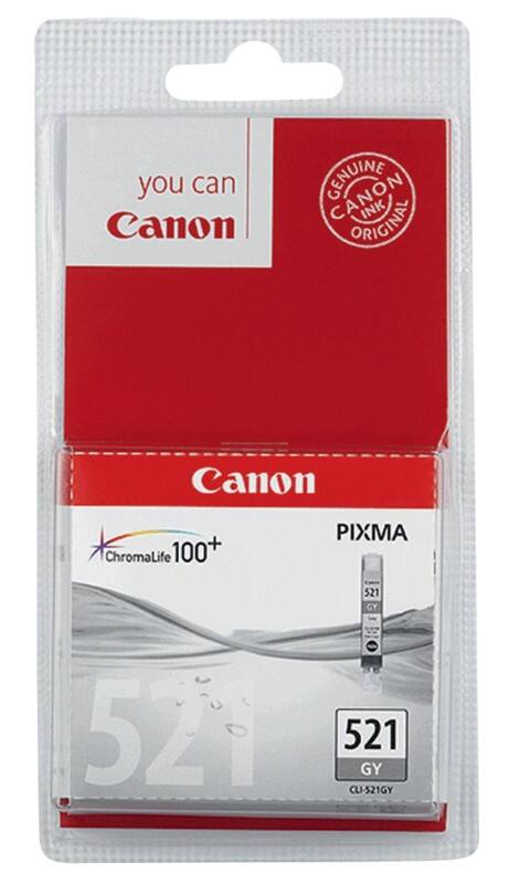 Canon CLI-521GY Origineel Inktcartridge Hoge capaciteit Grijs