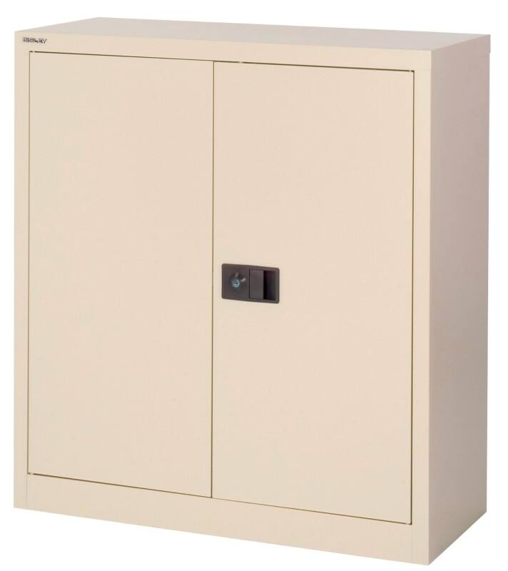 Bisley Draaideurkast Staal 1 Plank Afsluitbaar 914 x 400 x 1.000 mm Beige