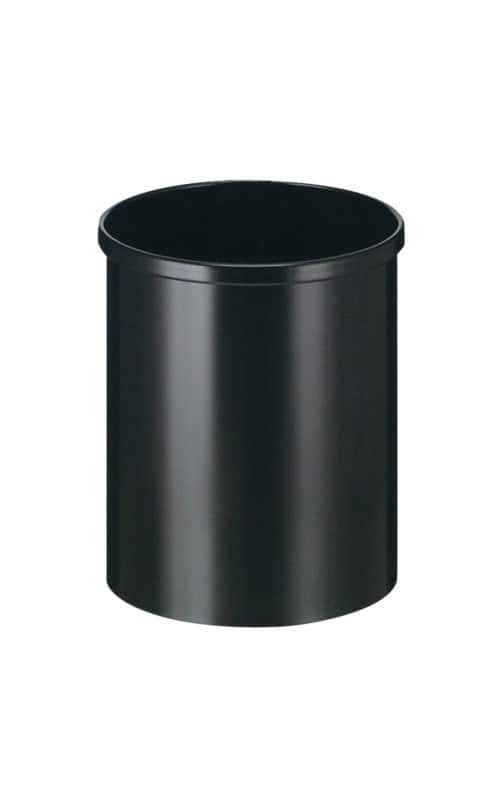 Vepa Bins Prullenbak 15 l Zwart Metaal