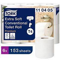 Tork Toiletpapier T4 Premium 4-laags 6 Rollen à 150 Vellen
