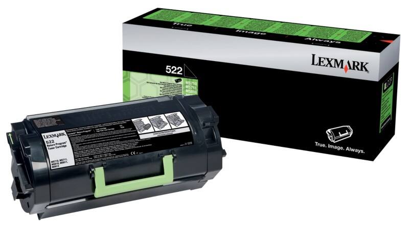 Lexmark Origineel Tonercartridge 52D2000 Zwart Box