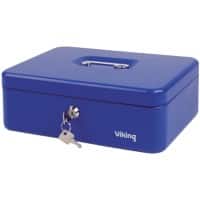 Office Depot Geldkist met sleutelslot 300 x 210 X 100 mm Blauw