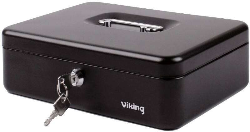 Viking Geldkist Sleutel 4 260 x 185 x 81 mm Zwart