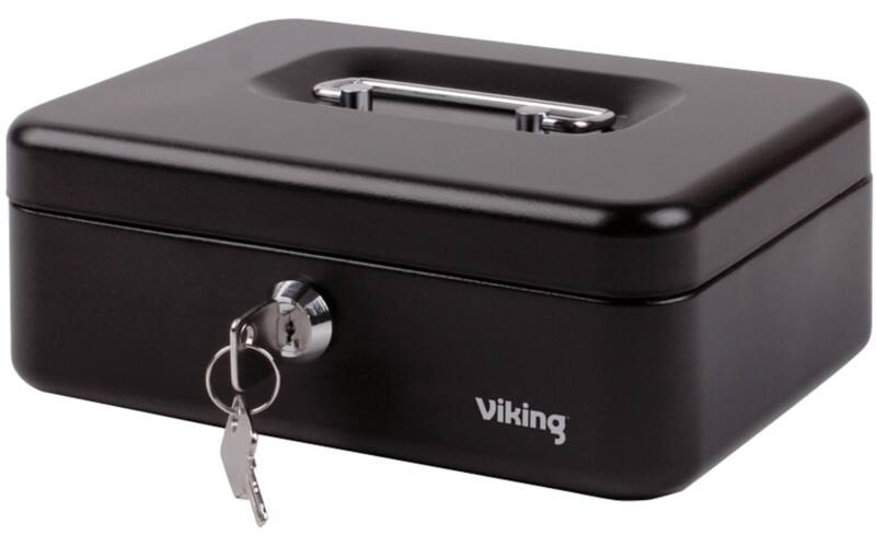 Viking Geldkist Sleutel 3 204 x 150 x 74 mm Zwart