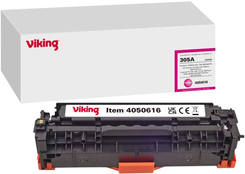 Viking 305A compatibele HP tonercartridge CE413A magenta