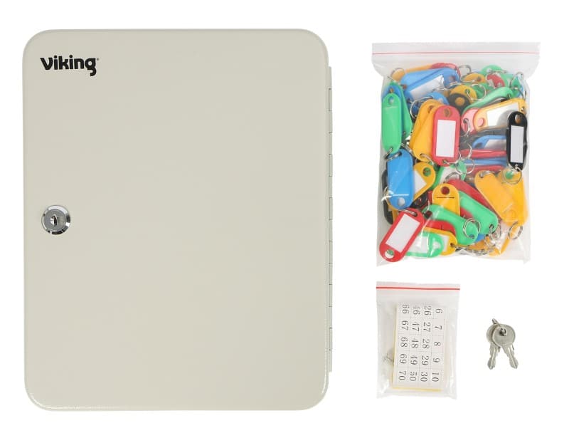 Viking sleutelkastje met sleutelslot en 80 haken 240 x 75 x 300 mm