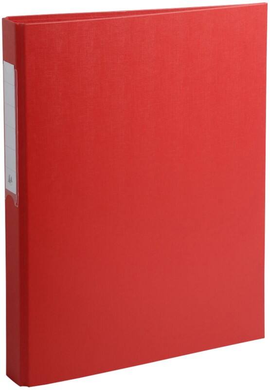 Exacompta 25 mm Tabblad Karton, pp (polypropeen) A4 2 Ringen Rood