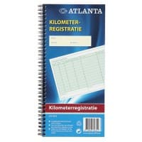 Djois Atlanta A5419-042 Kilometerregistratieboek Wit Gelinieerd Geperforeerd Speciaal 14 x 29,7 cm 70 g/m² 40 Vellen