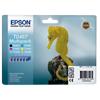 Epson T0487 Origineel Inktcartridge C13T04874010 Zwart, cyaan, licht cyaan, magenta, licht magenta, geel Multipak  6 Stuks