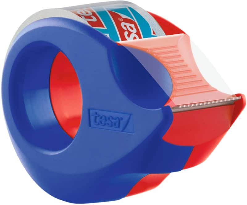 tesa Plakbandhouder tesafilm Mini Blauw, rood 19 mm (B) x 10 m (L)