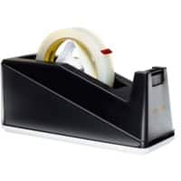 Scotch Tape Verzwaarde Afroller C10 Zwart Lege dispenser voor rollen van 66 m & 33 m (asgat van 7,62 cm of 2,54 cm)