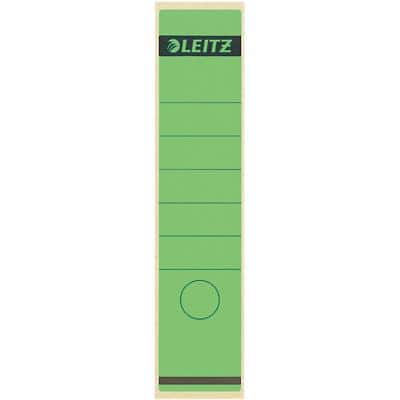 Leitz 1640-GR Zelfklevende rugetiketten A4 Groen 10 Stuks 6,15 x 28,5 cm