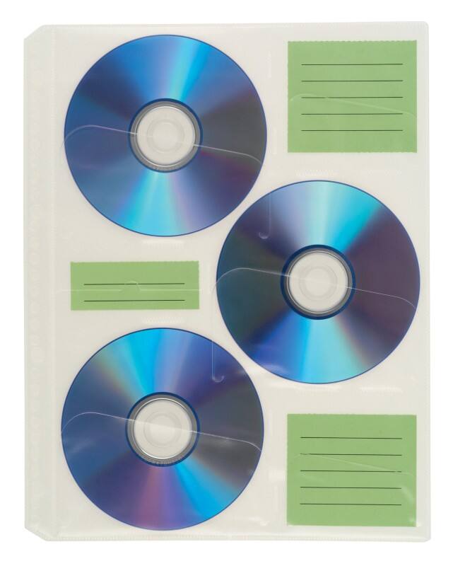 Hama Showtas voor CD/DVD Plastic Transparant wit 10 Stuks