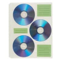 Hama Showtas voor CD/DVD Plastic Transparant wit 10 Stuks