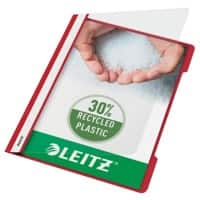 Leitz Standaard plastic snelhechter 4191 A4 polypropyleen 60 vel rood