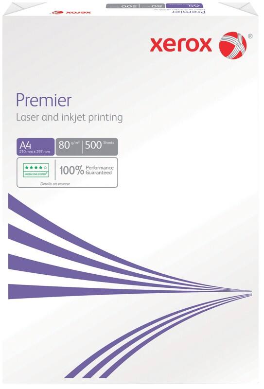 Xerox Premier A4 Kopieerpapier Wit 80 g/m² Glad 500 Vellen